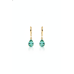 Brinco tranqueta gota zirconia cristal ou colorido vidro Brinco tranqueta gota zirconia cristal ou colorido vidro